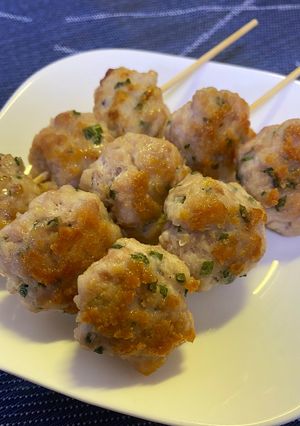 夏焼鳥！「大葉つくね串」-レシピのメイン写真