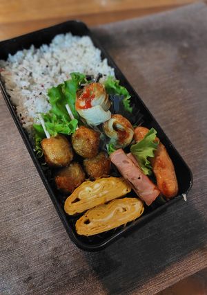 遠足弁当、中2-レシピのメイン写真