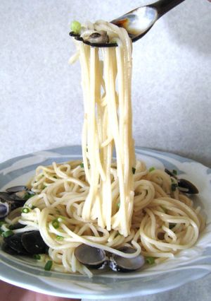 ばけばけおでんふりかけ＆しじみのパスタ-レシピのメイン写真