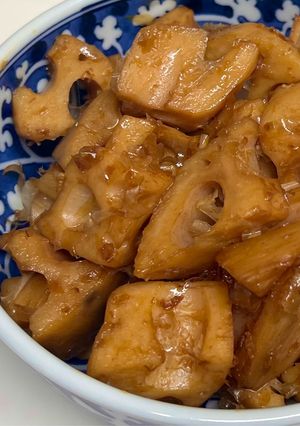 れんこんの土佐煮-レシピのメイン写真