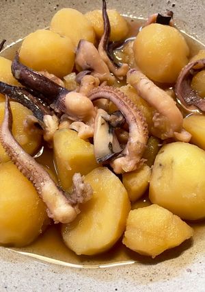 じゃがいもとイカの煮物-レシピのメイン写真