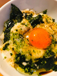 たまごかけごはん●海苔とろろたまごごはん-レシピのメイン写真