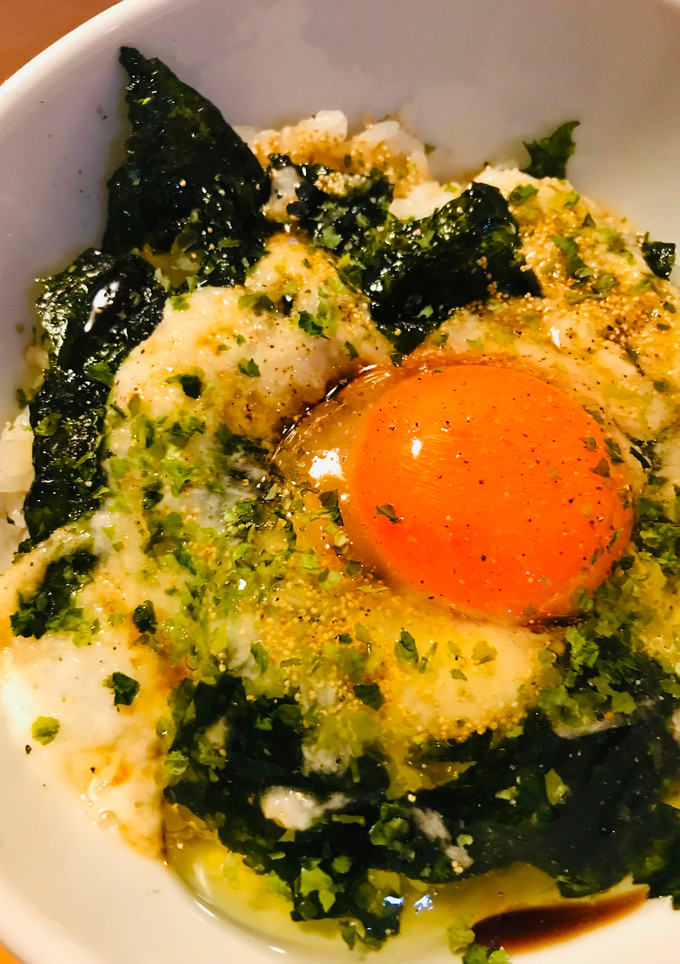 たまごかけごはん●海苔とろろたまごごはん-レシピのメイン写真