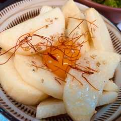 長いものピリ辛卵黄のせ-レシピのメイン写真