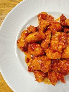 焼肉生だれ鶏むね肉のケチャップ炒め-レシピのメイン写真