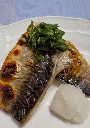 【簡単夕食】冷凍サバの焼きサバおろしポン酢-レシピのメイン写真