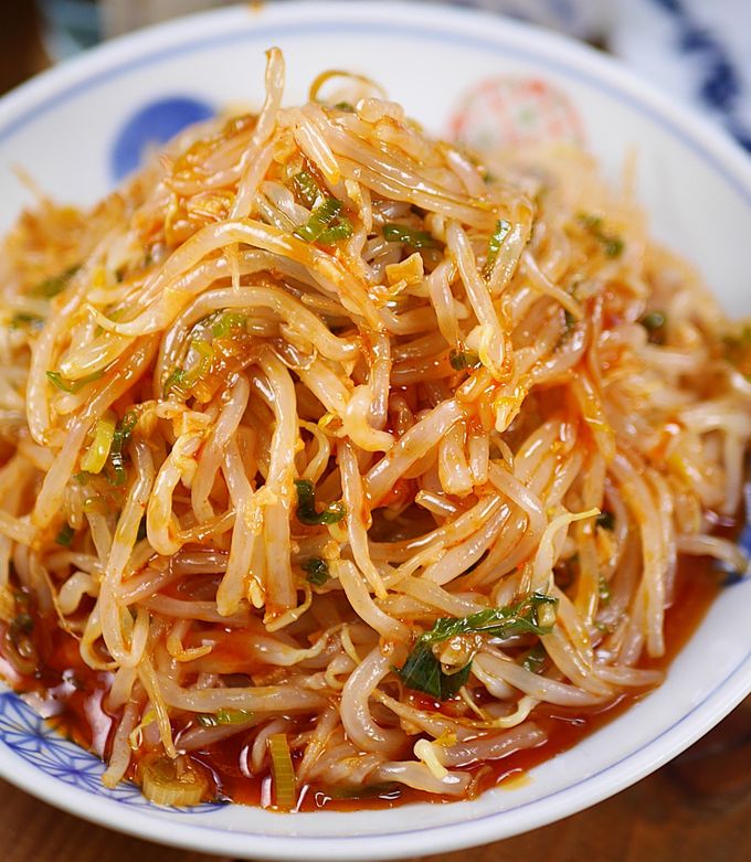 ラーメン屋さんの🍜赤マー油☆ピリ辛もやし by 愛と癒しを届ける