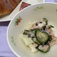 รูปของ ニース風サラダ　河内長野市学校給食