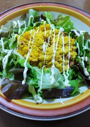 カボチャの胡麻風味サラダ-レシピのメイン写真