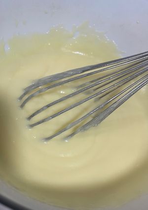 レンジでカスタードクリーム⭐︎甘さ控えめ-レシピのメイン写真