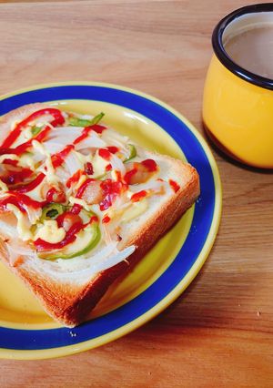 ピザトースト-レシピのメイン写真