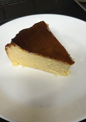 水切りヨーグルトのバスク風チーズケーキ-レシピのメイン写真