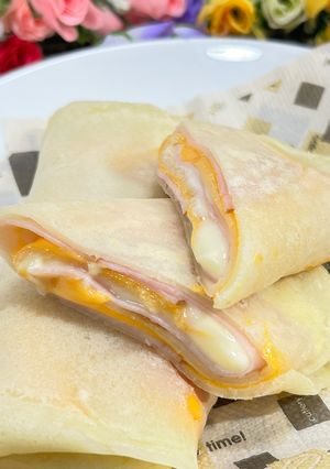 ハムチーズブリトー🧀🌯大人も子供も笑顔😊-レシピのメイン写真