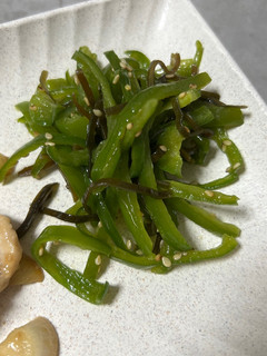 レンジで簡単!ピーマンの塩昆布和え-レシピのメイン写真