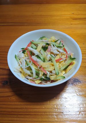 ポン酢で食べるサッパリサラダ-レシピのメイン写真