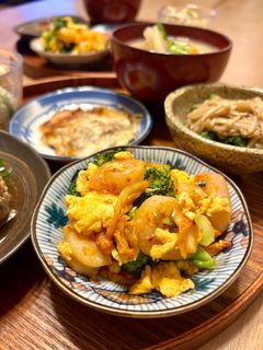 海老玉キムチ炒め-レシピのメイン写真