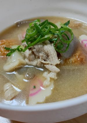 中華風餅入り豚汁-レシピのメイン写真