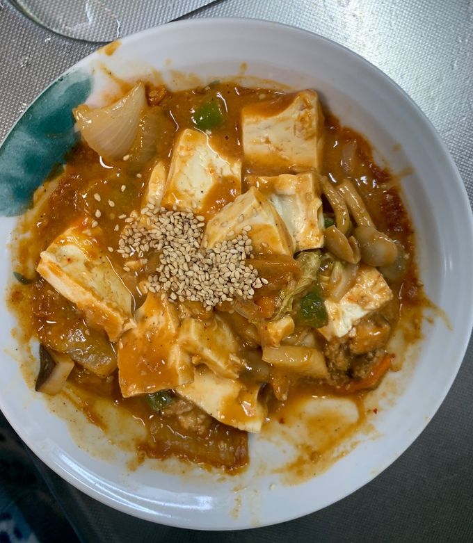 お一人様簡単洋風キムチチリ味豆腐野菜炒め-レシピのメイン写真