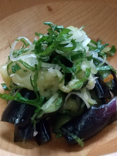 塩もみナスの薬味和え-レシピのメイン写真