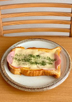 甘くない　ハムとチーズのフレンチトースト-レシピのメイン写真