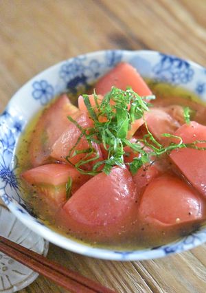 酸味がやさしいトマトのさっぱりサラダ-レシピのメイン写真