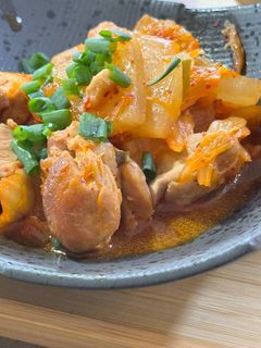 旨辛!鶏大根のキムチ煮-レシピのメイン写真