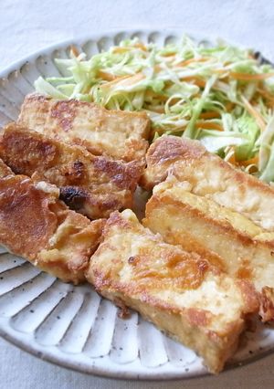 厚揚げのカリカリチーズ焼き-レシピのメイン写真