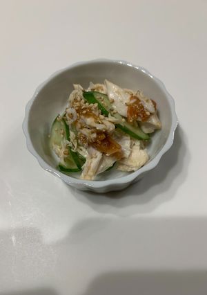 ささみときゅうりの梅和え-レシピのメイン写真