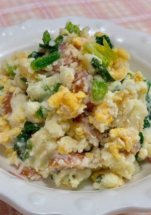 ほうれん草入りポテトサラダ♪-レシピのメイン写真