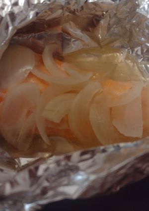 白だしバター味！鮭のホイル焼き-レシピのメイン写真