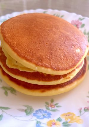 【甘酒】ふわふわ米粉パンケーキ-レシピのメイン写真