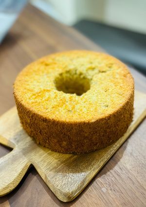 ノンオイルノンシュガー　バナナシフォン-レシピのメイン写真