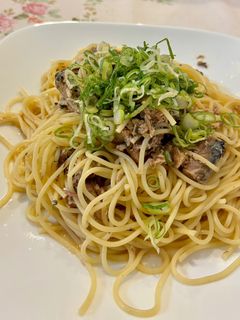 簡単!鯖缶パスタ-レシピのメイン写真