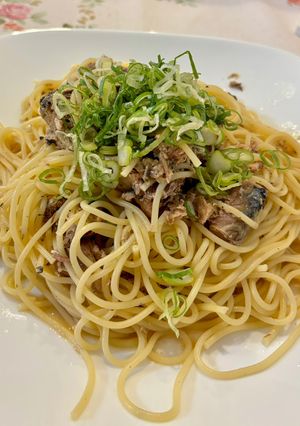 簡単！鯖缶パスタ-レシピのメイン写真
