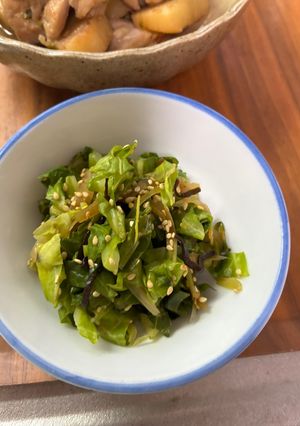レンジで簡単！キャベツ外葉のナムル-レシピのメイン写真