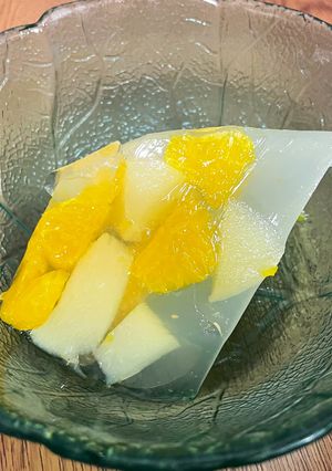 フルーツ寒天🍊🍑🍎-レシピのメイン写真