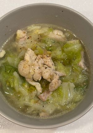 鶏肉キャベツスープ🥣-レシピのメイン写真