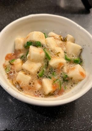 【男料理】夏バテ対策！長芋とオクラの梅肉和え-レシピのメイン写真
