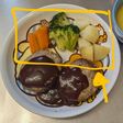 tacookハンバーグ付け合わせ
