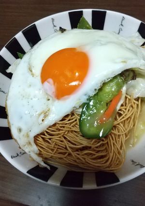 目玉皿うどん-レシピのメイン写真