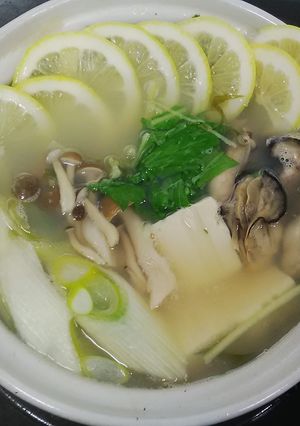 かきのレモン鍋🍋〆はさっぱりラーメン🍜-レシピのメイン写真
