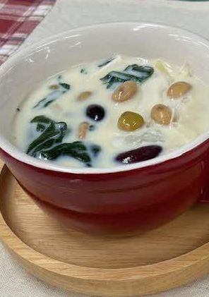 ぱく増し！豆と豆乳のスープ-レシピのメイン写真