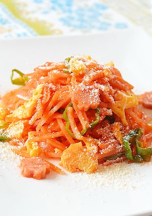じゃがいもと魚肉ソーセージでナポリタン風-レシピのメイン写真