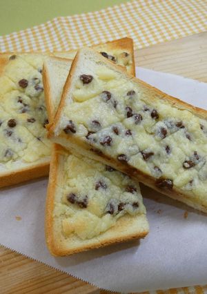 【グリル】チョコチップメロンパントースト-レシピのメイン写真