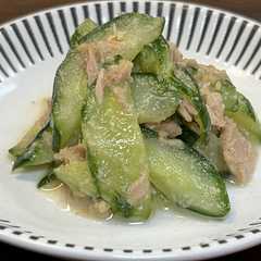 A picture of きゅうりとツナの中華和え.