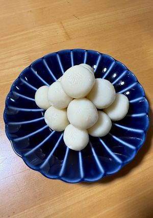 白玉粉と豆腐のふわもちお月見だんご-レシピのメイン写真