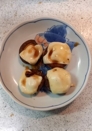椎茸の、チーズのせ❗-レシピのメイン写真