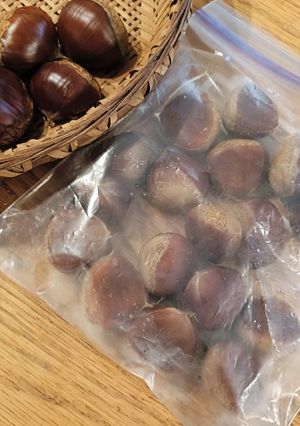生栗を皮付き冷凍保存！甘くする追熟方法と食べ方-レシピのメイン写真