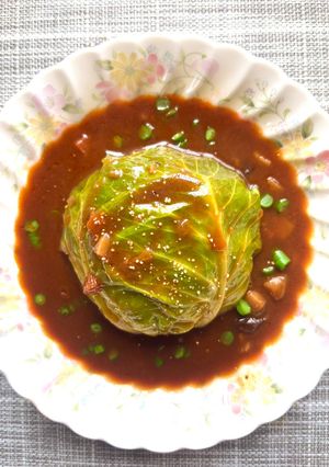キャベツ柔らか煮　デミグラスソース-レシピのメイン写真