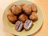 椎茸の肉詰めフライ